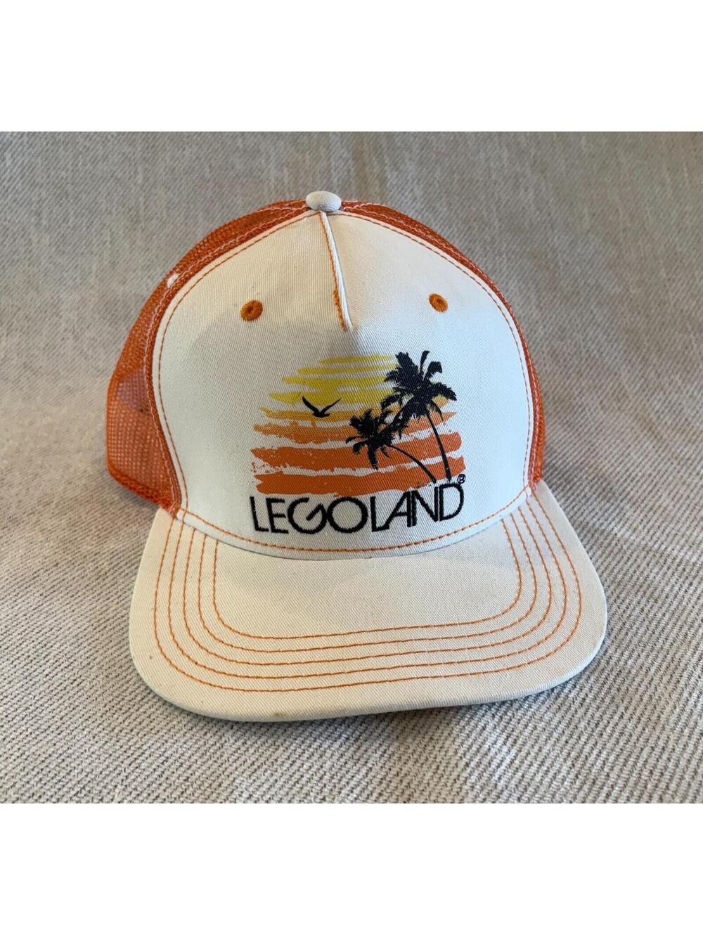 Legoland California Mens Snapback Trucker Hat Rare Black Souvenir Cap Travel Gea